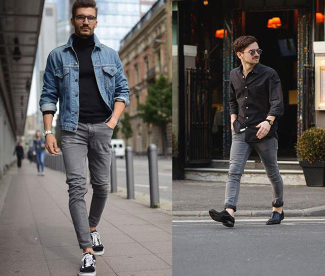 cách phối màu quần áo với giày cho nam 2